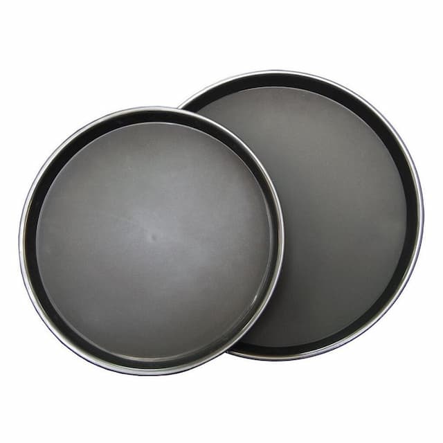 Поднос прорезиненный 40 см круглый черный пластик P.L. Proff Cuisine P.L.-BarWare 90001058
