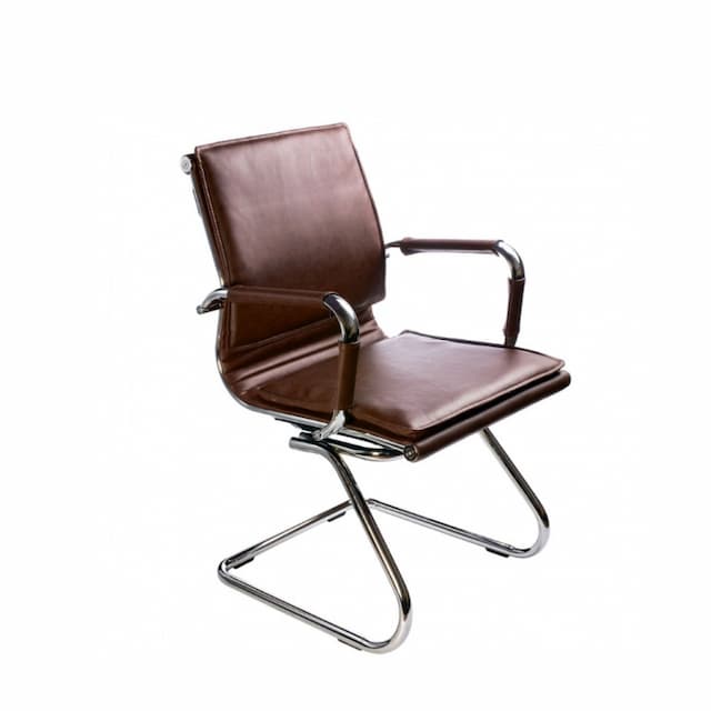 Кресло Бюрократ CH-993-Low-V, обивка: эко.кожа, цвет: коричневый (CH-993-LOW-V/BROWN)