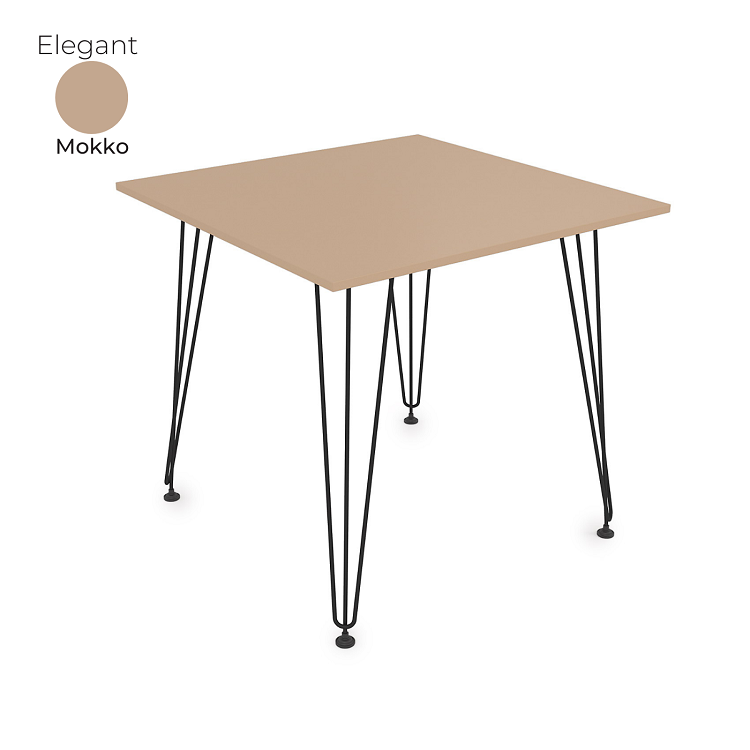 Стол обеденный квадратный Алсав 21Elegant.008 Mokko