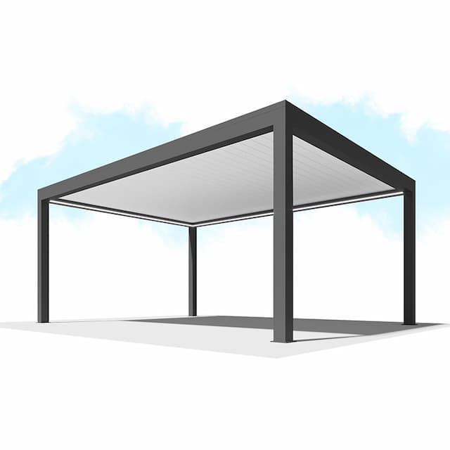 Пергола Сити-Форм Pergola В500-25П  Bioclimatic с поворотными ламелями ЛАМЕЛЬ 250 X 53 (4,5х3,0) 1 модуль