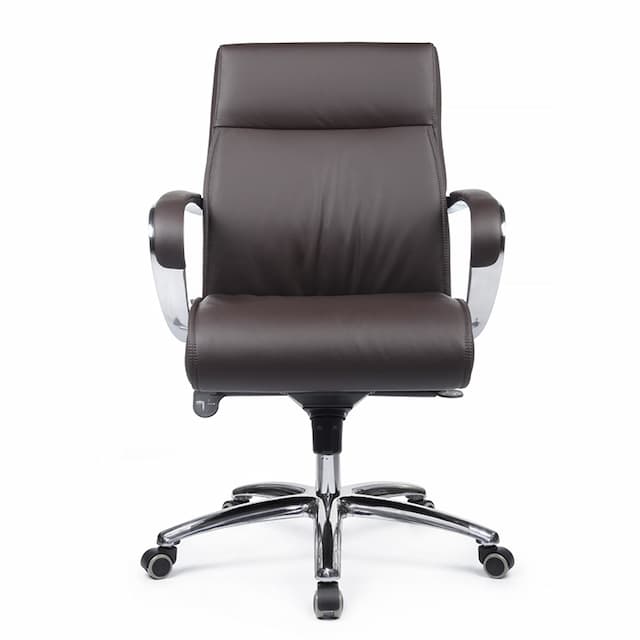 Кресло RV DESIGN Gaston-M 9264 Темно-коричневый (1A 3072) натуральная кожа