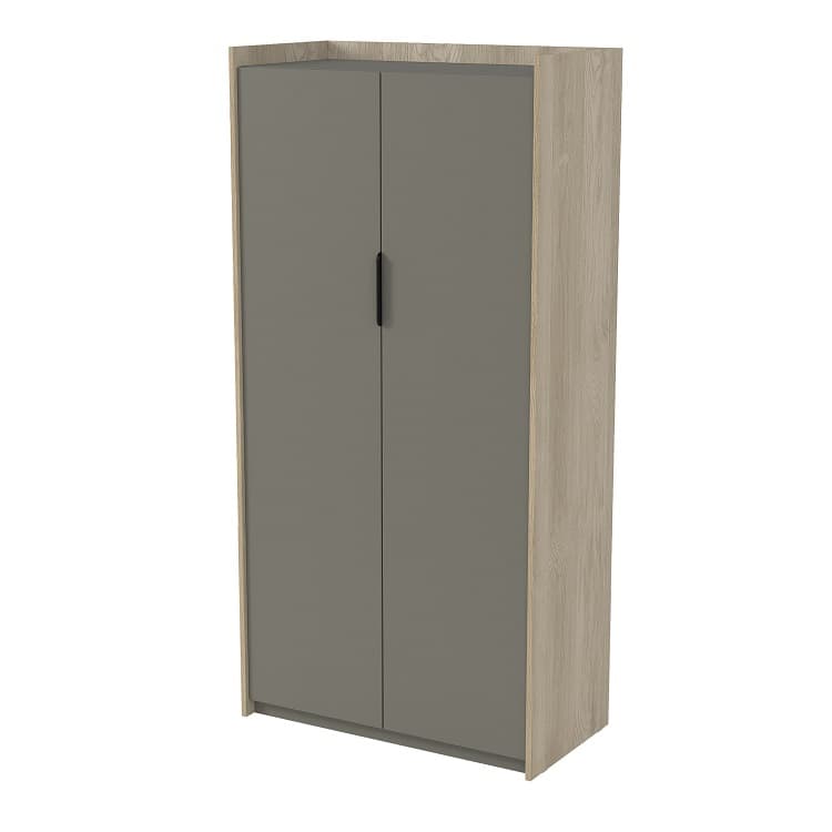 Шкаф высокий Алсав MAGNETIC 15ШД.189 (900х460х1828) okwood/terra