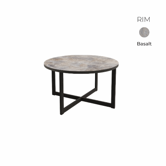 Стол журнальный круглый Алсав 21RIM.008 Basalt