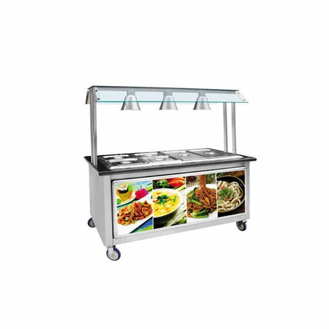 Стол Шведский тепловой с лампами Foodatlas Atlas BN-B07