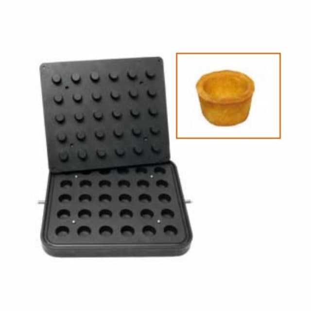 Форма для 30 круглых тарталеток Ø 35 мм для тарталетницы DHTartmatic Kocateq DH Tartmatic Plate 32